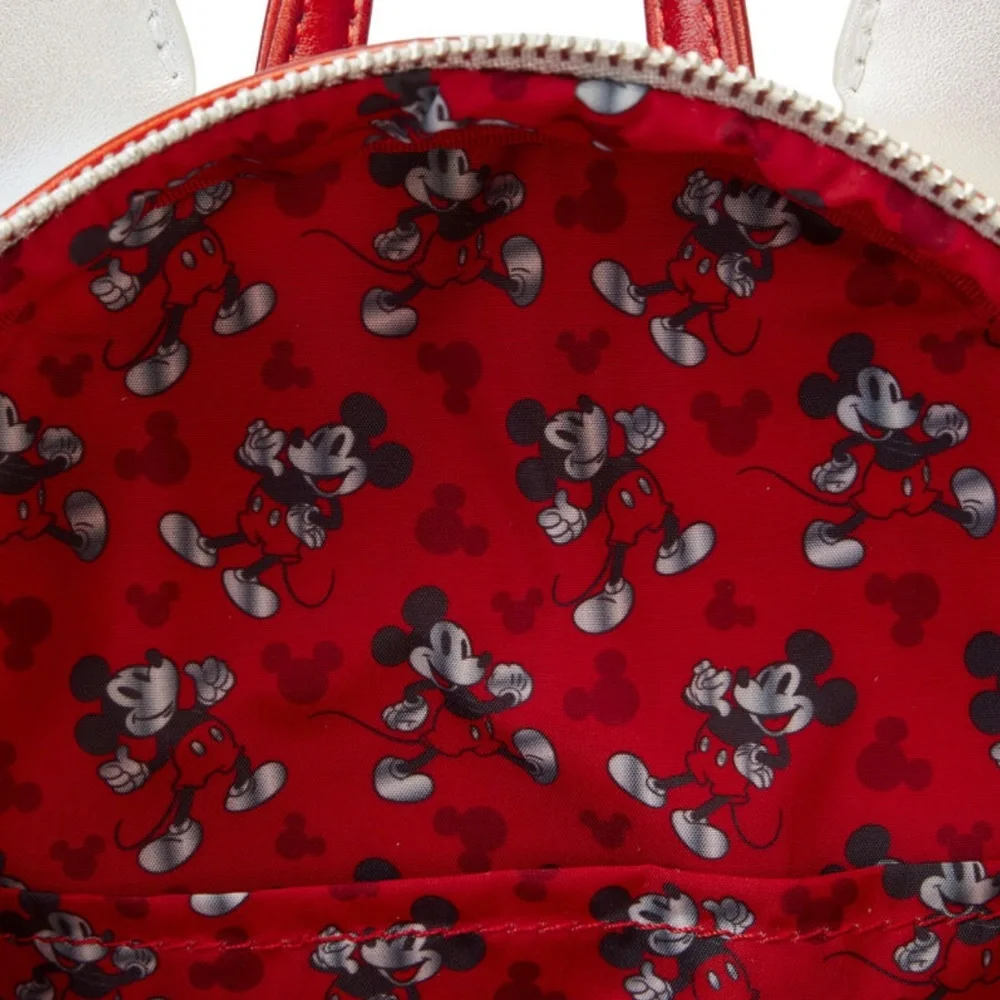 Loungefly Disney 100 Platinum‎ Mickey Mouse Cosplay Mini Backpack and Wallet